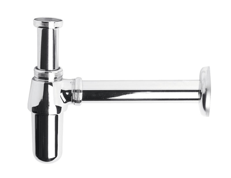Standard Chrome Basin Bottle Trap With 320mm Extension Tube